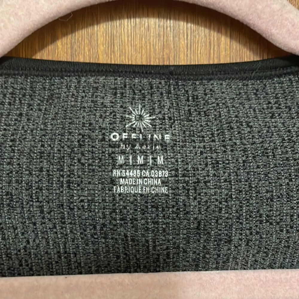 NWOT Aerie Ribbed Crop Top - Picture 3 of 5